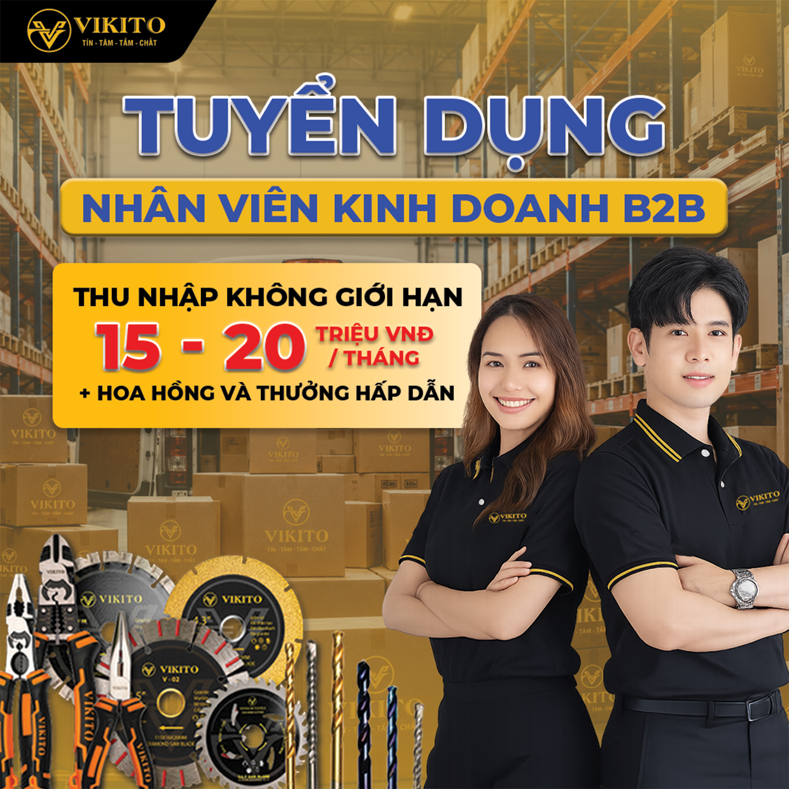 VIKITO Tuyển Nhân Viên Kinh Doanh B2B